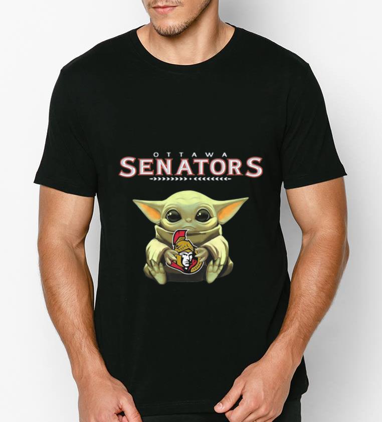 Original Baby Yoda Hug Ottawa Senators shirt 4 - Original Baby Yoda Hug Ottawa Senators shirt