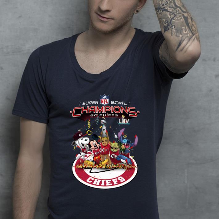 Original Snoopy Mickey Groot Baby Yoda Stitch Kansas City Chiefs Champions shirt 4 - Original Snoopy Mickey Groot Baby Yoda Stitch Kansas City Chiefs Champions shirt