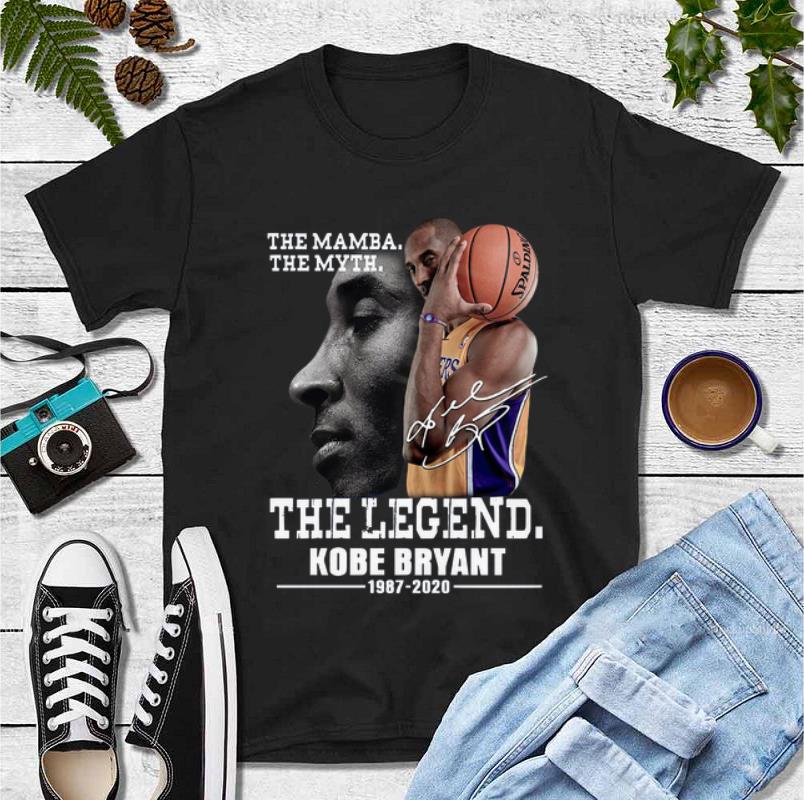 Original The Mamba The Myth The Legend Kobe Bryant 1987 2020 signature shirt 4 - Original The Mamba The Myth The Legend Kobe Bryant 1987 2020 signature shirt