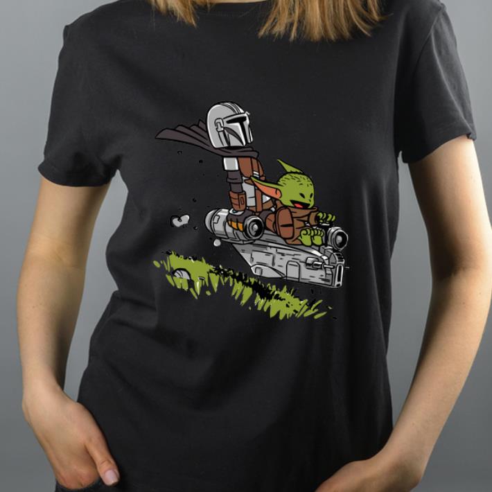 Original The Mandalorian Vault Mando and Child Baby Yoda shirt 4 1 - Original The Mandalorian Vault Mando and Child Baby Yoda shirt