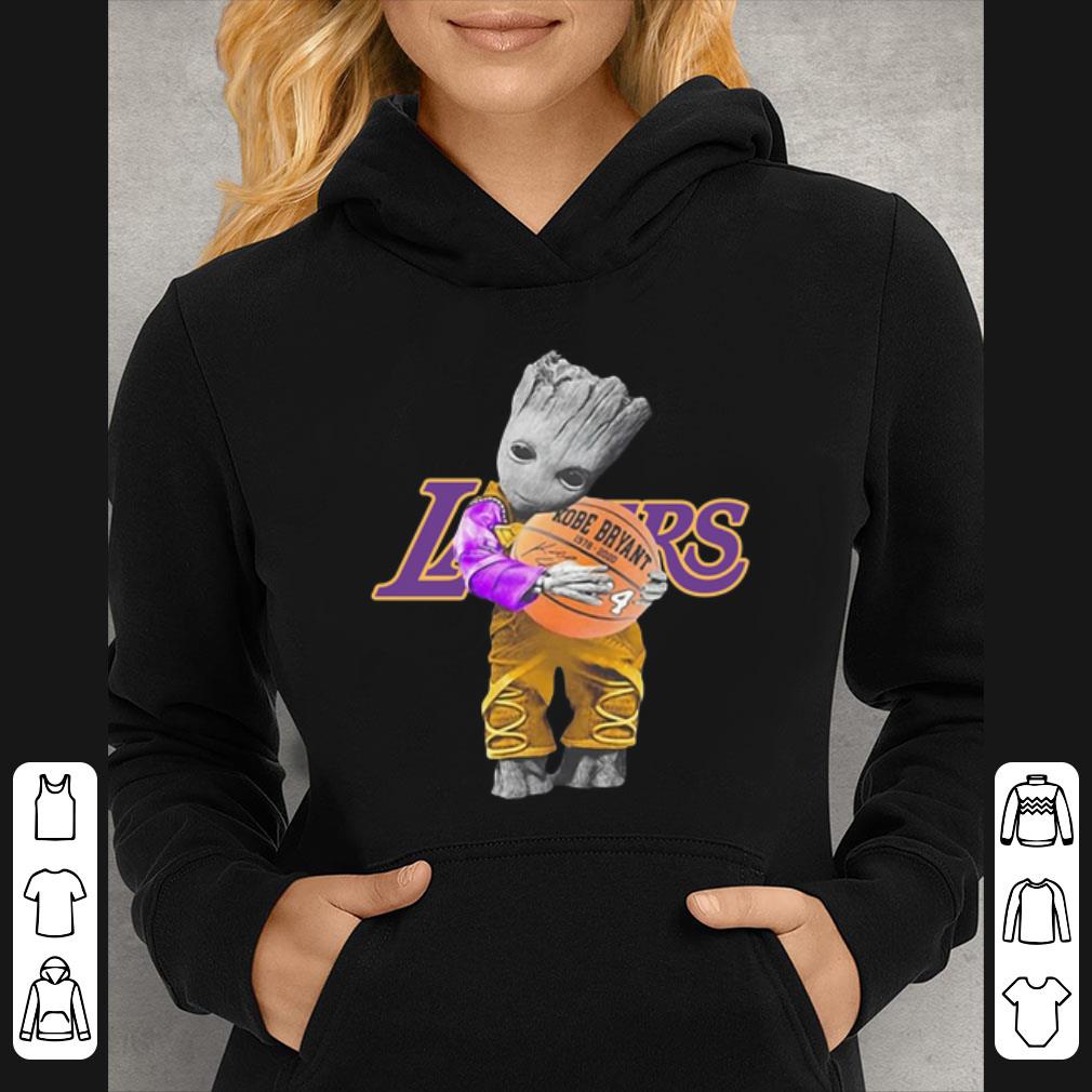 Premium Baby Groot Hug Basketball Kobe Bryant Signature shirt 4 - Premium Baby Groot Hug Basketball Kobe Bryant Signature shirt