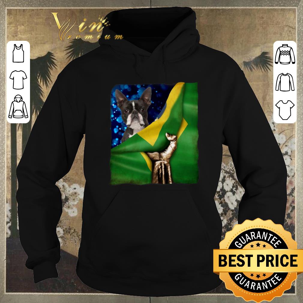 Premium Bandeira do Brasil Boston Terrier shirt sweater 4 - Premium Bandeira do Brasil Boston Terrier shirt sweater
