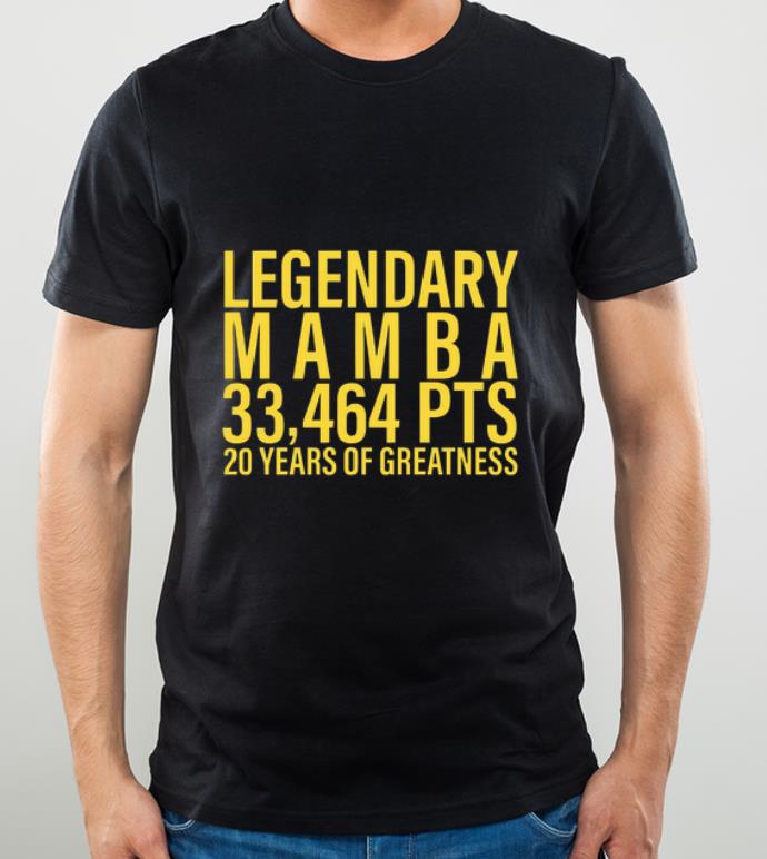 Premium Legendary Mamba 33 464 PTS 20 years of greatness shirt 4 - Premium Legendary Mamba 33,464 PTS 20 years of greatness shirt