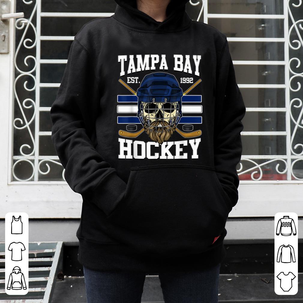 Premium Tampa Bay Hockey Est 1992 Bearded Skull shirt 4 - Premium Tampa Bay Hockey Est 1992 Bearded Skull shirt