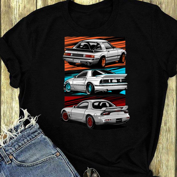 Premium The Mazda RX 7 Generations shirt 4 - Premium The Mazda RX-7 Generations shirt