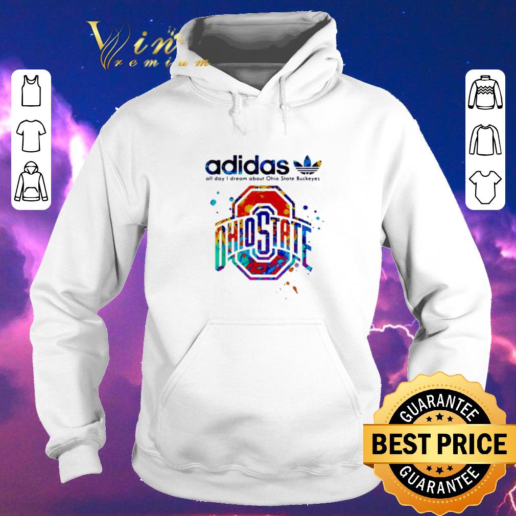 Premium adidas all day I dream about Ohio State Buckeyes colors shirt sweater 4 - Premium adidas all day I dream about Ohio State Buckeyes colors shirt sweater