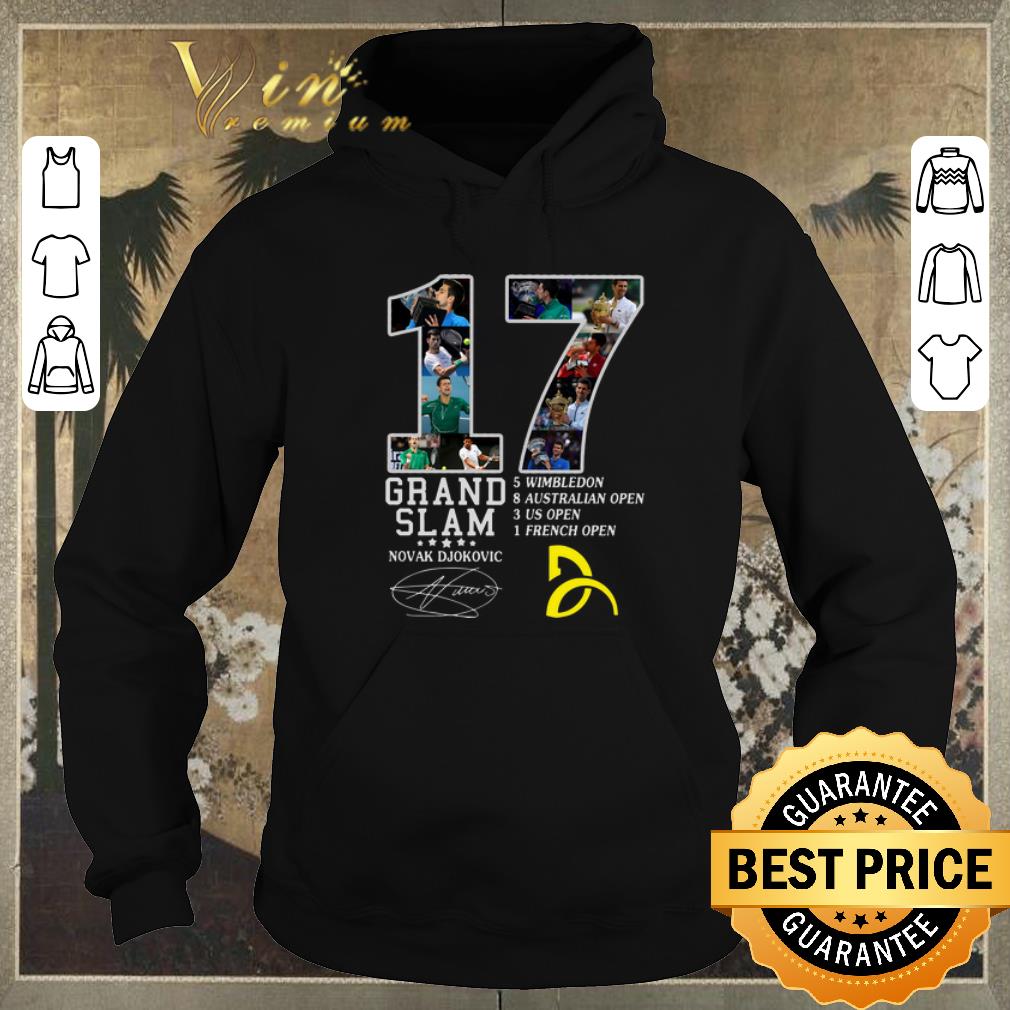 Pretty 17 Grand Slam Novak Djokovic logo Signature shirt sweater 4 - Pretty 17 Grand Slam Novak Djokovic logo Signature shirt sweater