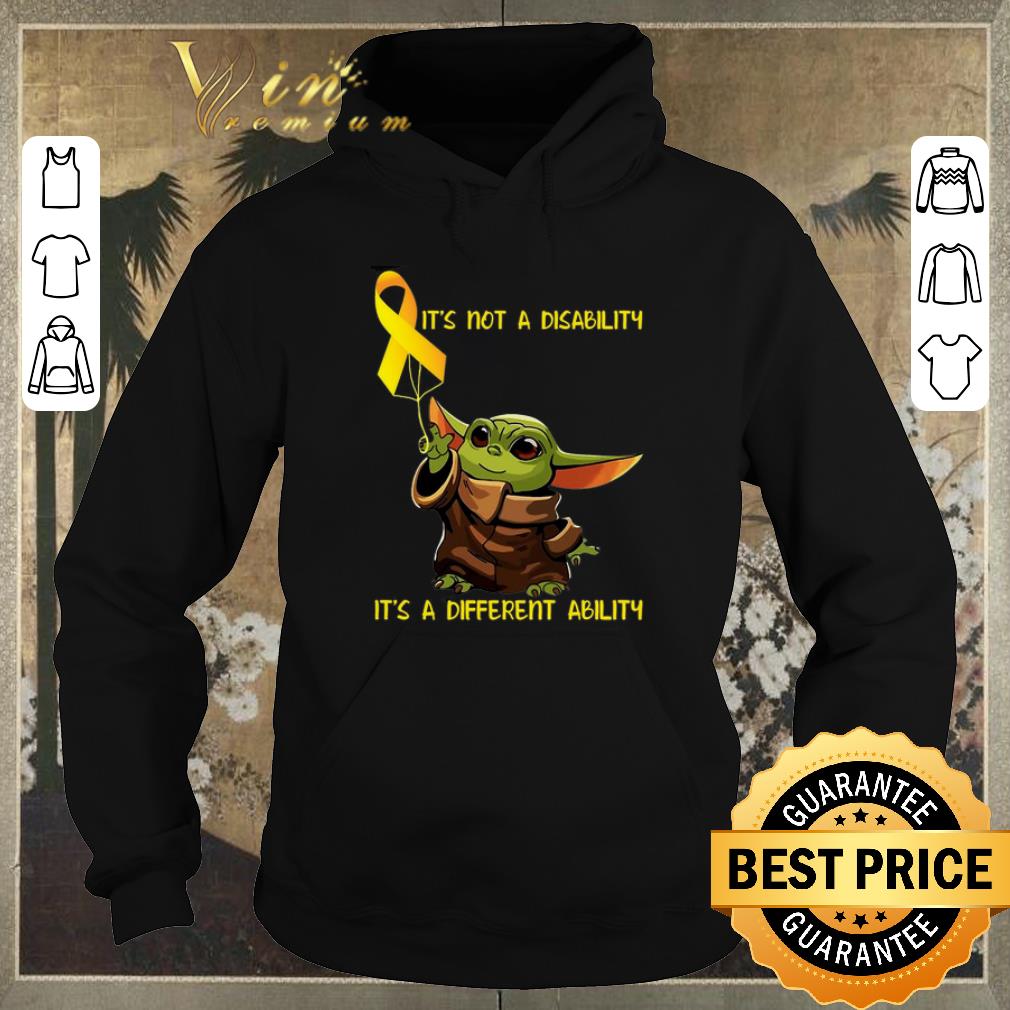 Pretty Baby Yoda Breast cancer it s not a disability different abilty shirt sweater 4 - Pretty Baby Yoda Breast cancer it's not a disability different abilty shirt sweater