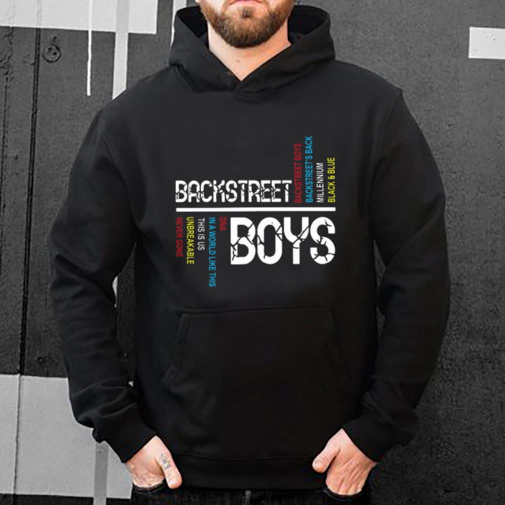 Pretty Backstreet boys backstreet s back millennium black and blue shirt 4 - Pretty Backstreet boys backstreet’s back millennium black and blue shirt