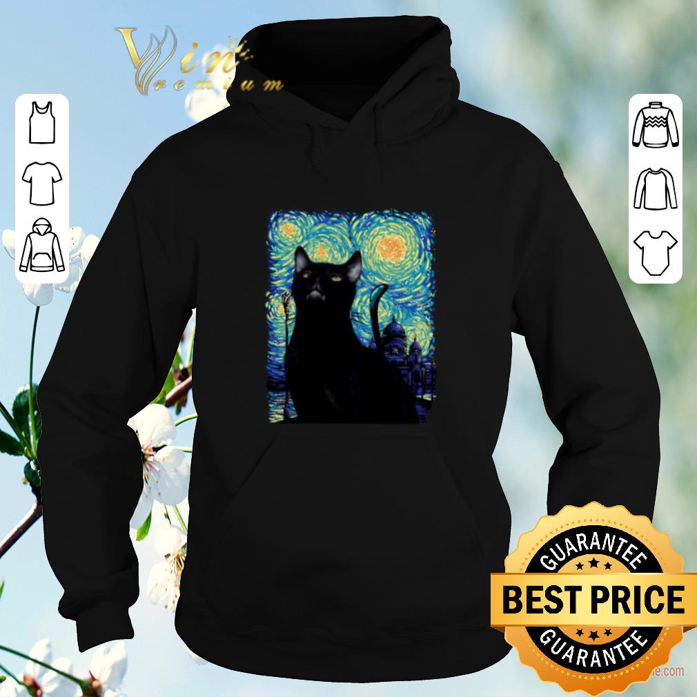 Pretty Black Cat Mashup Vincent van Gogh shirt sweater Pretty Black Cat Mashup Vincent van Gogh shirt sweater 4 - Pretty Black Cat Mashup Vincent van Gogh shirt sweater