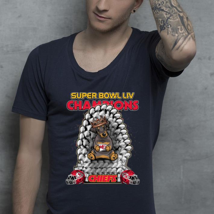 Pretty Daschund Iron Throne Super Bowl LIV Champions Kansas City Chiefs shirt 4 - Pretty Daschund Iron Throne Super Bowl LIV Champions Kansas City Chiefs shirt