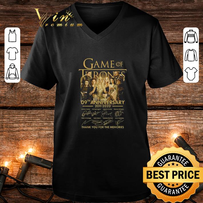 Pretty Game of Thrones 09th anniversary 2011-2020 thank you for the memories shirt Pretty Game of Thrones 09th anniversary 2011 2020 thank you for the memories shirt 4 - Pretty Game of Thrones 09th anniversary 2011-2020 thank you for the memories shirt
