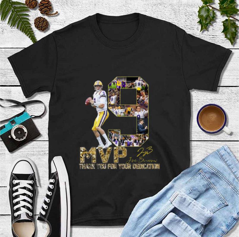 Pretty Joe Burrow 9 MVP thank you for your dedication shirt 4 - Pretty Joe Burrow 9 MVP thank you for your dedication shirt