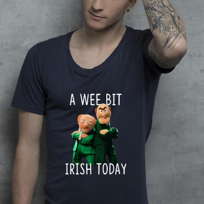 Pretty Statler And Waldorf A Wee Bit Irish Today St Patrick s Day shirt 4 - Pretty Statler And Waldorf A Wee Bit Irish Today St. Patrick's Day shirt