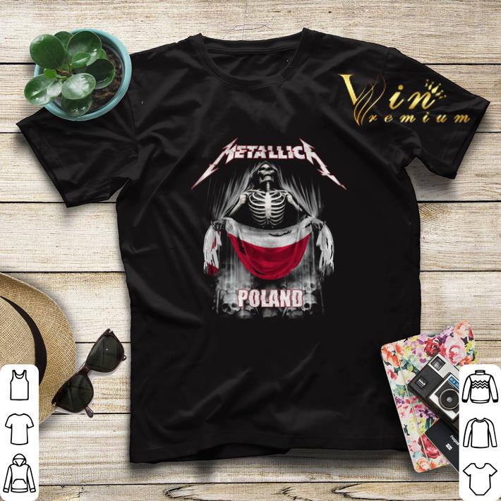 Skeleton Metallica Poland flag shirt sweater 4 - Skeleton Metallica Poland flag shirt sweater