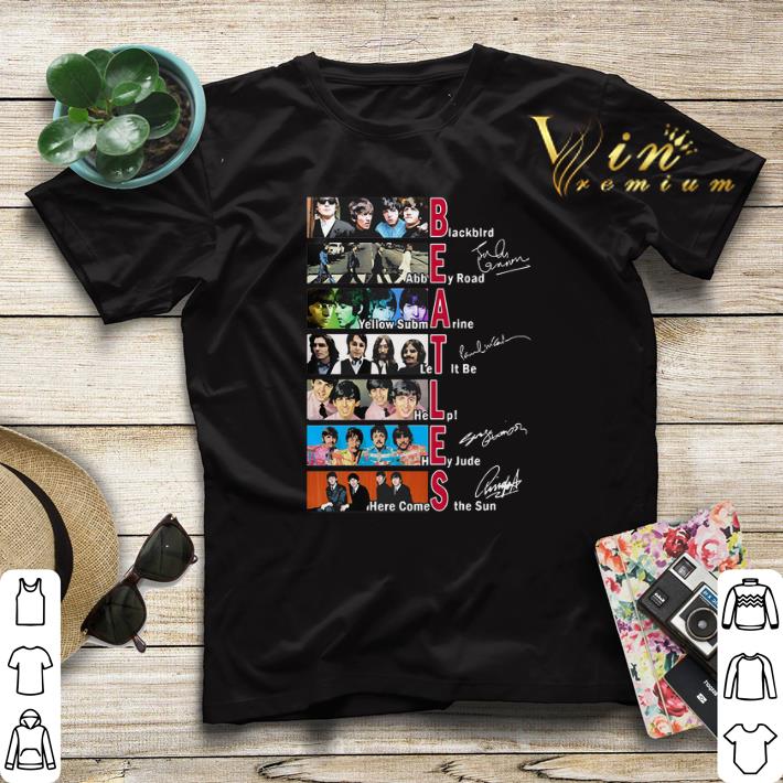 The Beatles Special Version Album signature shirt sweater The Beatles Special Version Album signature shirt sweater 4 - The Beatles Special Version Album signature shirt sweater