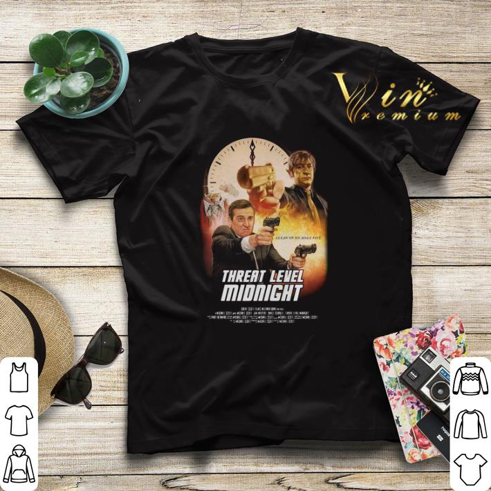 Threat Level Midnight Clean Up On Aisle Five shirt sweater Threat Level Midnight Clean Up On Aisle Five shirt sweater 4 - Threat Level Midnight Clean Up On Aisle Five shirt sweater