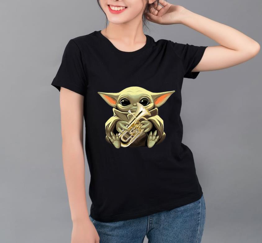 Top Baby Yoda Hug Euphonium shirt 4 - Top Baby Yoda Hug Euphonium shirt