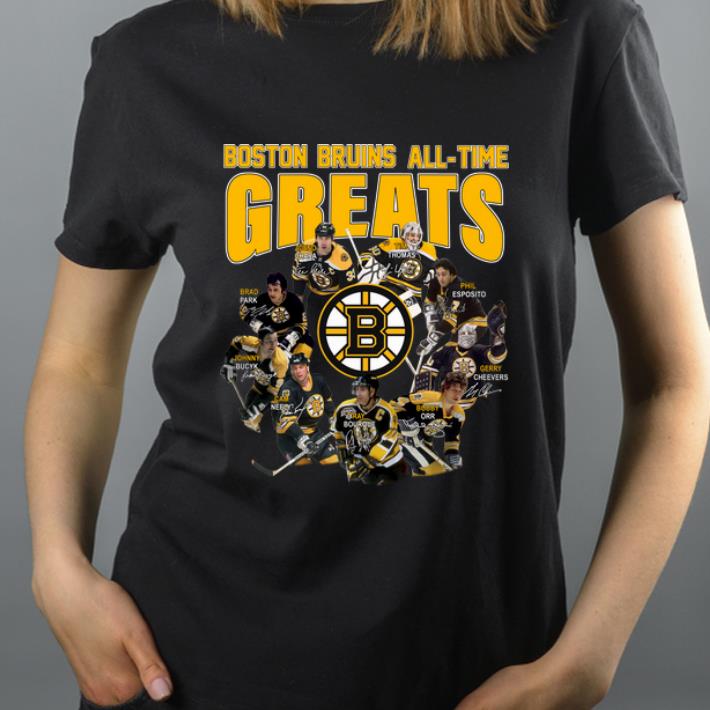 Top Boston Bruins all time greats legend signatures shirt 4 - Top Boston Bruins all time greats legend signatures shirt