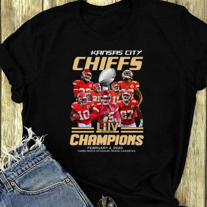 Top Kansas City Chiefs Super Bowl Champions February 2 2020 hard rock stadium miami gardens shirt 4 - Top Kansas City Chiefs Super Bowl Champions February 2 2020 hard rock stadium miami gardens shirt