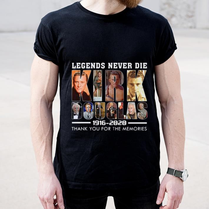 Top Legends Never Die Kirk Douglas 1916 2020 thank you for the memories shirt 4 - Top Legends Never Die Kirk Douglas 1916 – 2020 thank you for the memories shirt