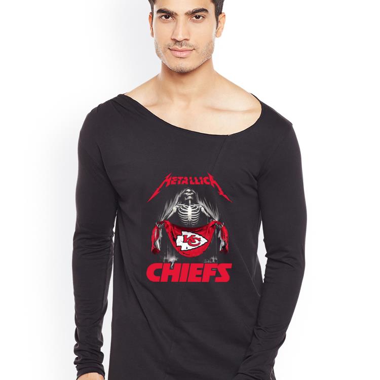 Top Skull Metallica Kansas City Chiefs shirt 4 - Top Skull Metallica Kansas City Chiefs shirt