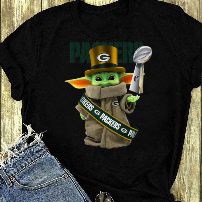 Top Star Wars Baby Yoda Green Bay Packer Cup shirt 4 - Top Star Wars Baby Yoda Green Bay Packer Cup shirt