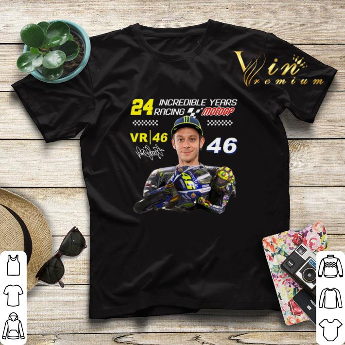 24 Incredible years racing MotoGP VR46 signature Valentino Rossi shirt sweater 24 Incredible years racing MotoGP VR46 signature Valentino Rossi shirt sweater 4 - 24 Incredible years racing MotoGP VR46 signature Valentino Rossi shirt sweater