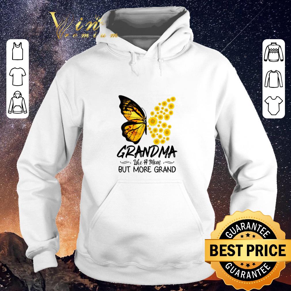 Awesome Butterfly and sunflower Grandma like a mom but more grand shirt sweater Awesome Butterfly and sunflower Grandma like a mom but more grand shirt sweater 4 - Awesome Butterfly and sunflower Grandma like a mom but more grand shirt sweater