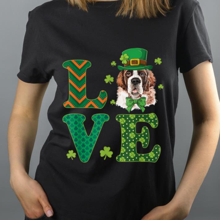 Awesome Cute Love Saint Bernard St Patricks Day Dog Dad Mom Gift shirt 4 - Awesome Cute Love Saint Bernard St. Patricks Day Dog Dad Mom Gift shirt