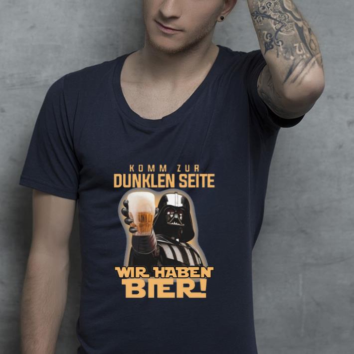 Awesome Darth Vader komm zur dunklen seite wir haben bier shirt 4 - Awesome Darth Vader komm zur dunklen seite wir haben bier shirt