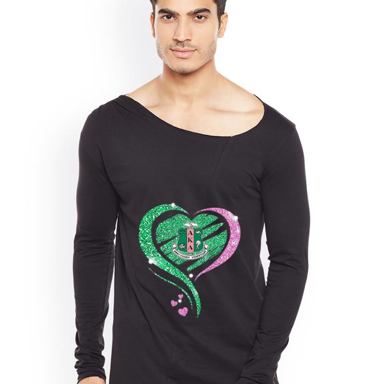 Awesome Heart Diamond Alpha Kappa Alpha shirt 4 - Awesome Heart Diamond Alpha Kappa Alpha shirt