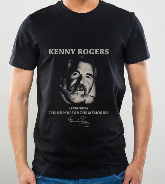 Awesome Kenny Rogers Thank You For The Memories Signature shirt 4 - Awesome Kenny Rogers Thank You For The Memories Signature shirt