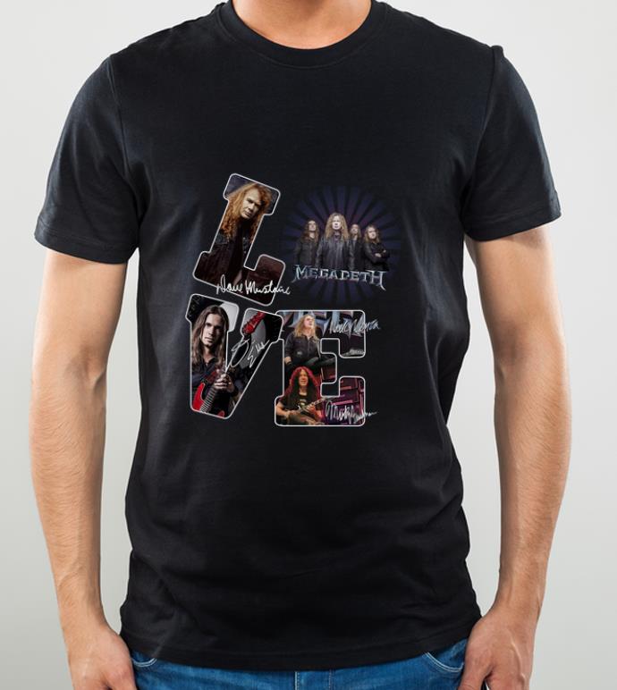 Awesome Love Megadeth Signatures shirt 4 - Awesome Love Megadeth Signatures shirt