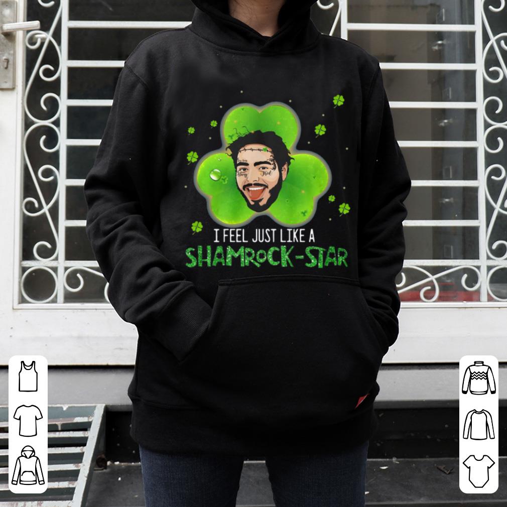 Awesome Post Malone I Feel Just Like A Shamrock Star St Patrick s Day shirt 4 - Awesome Post Malone I Feel Just Like A Shamrock-Star St Patrick’s Day shirt