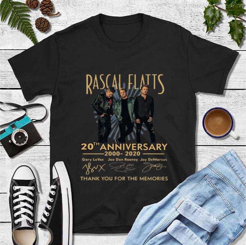 Awesome Rascal Flatts 20th Anniversary Thank You For The Memories Signatures shirt 4 - Awesome Rascal Flatts 20th Anniversary Thank You For The Memories Signatures shirt