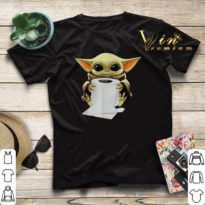 Baby Yoda hug toilet paper Coronavirus shirt sweater 4 - Baby Yoda hug toilet paper Coronavirus shirt sweater