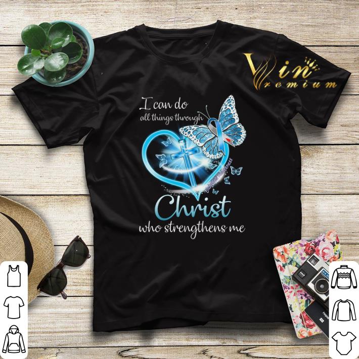 Butterfly I Can Do All Things Through Diabetes Awareness Christ Who Strengthens Me shirt sweater 4 - Butterfly I Can Do All Things Through Diabetes Awareness Christ Who Strengthens Me shirt sweater