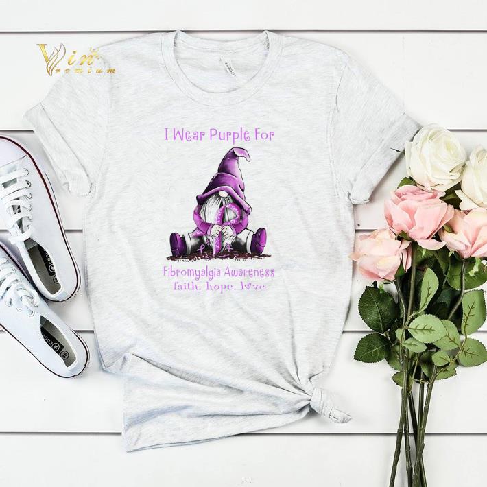Gnome I wear purple for Fibromyalgia Awareness faith hope love shirt sweater Gnome I wear purple for Fibromyalgia Awareness faith hope love shirt sweater 4 - Gnome I wear purple for Fibromyalgia Awareness faith hope love shirt sweater
