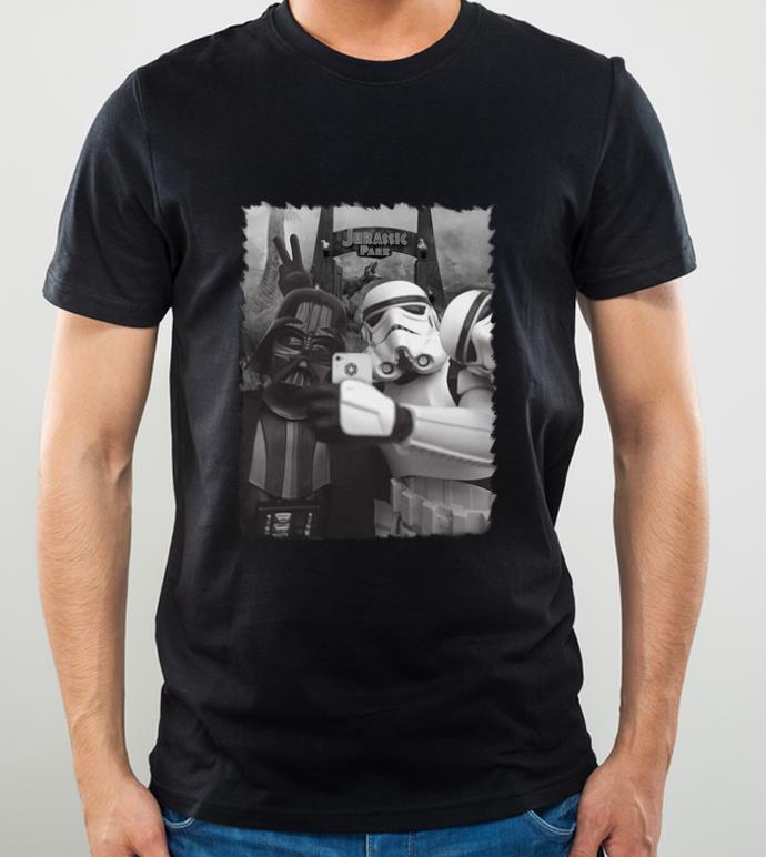 Great Darth Vader and Stormtroopers selfie in Jurassic park shirt 4 - Great Darth Vader and Stormtroopers selfie in Jurassic park shirt