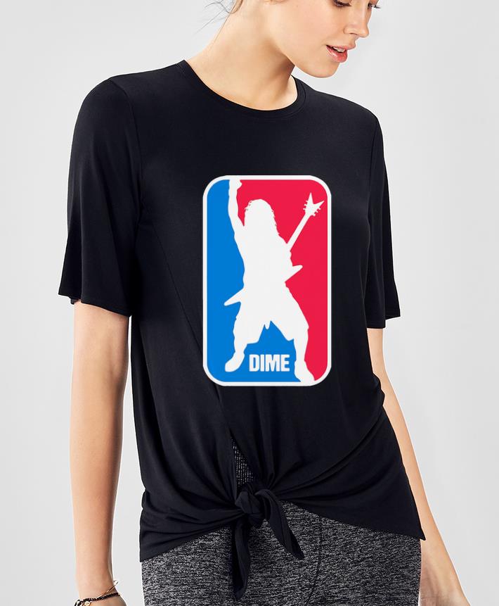 Great Dimebag Darrell NBA Logo DIME shirt 4 - Great Dimebag Darrell NBA Logo DIME shirt