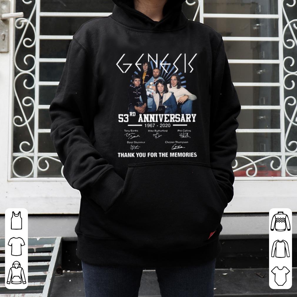 Great Genesis 53rd Anniversary Thank You For The Memories Signatures shirt 4 - Great Genesis 53rd Anniversary Thank You For The Memories Signatures shirt
