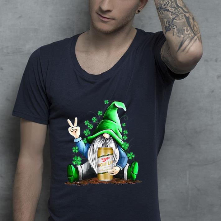 Great Gnomes Lucky Hug Miller High Life St Patrick s Day shirt 4 - Great Gnomes Lucky Hug Miller High Life St Patrick’s Day shirt