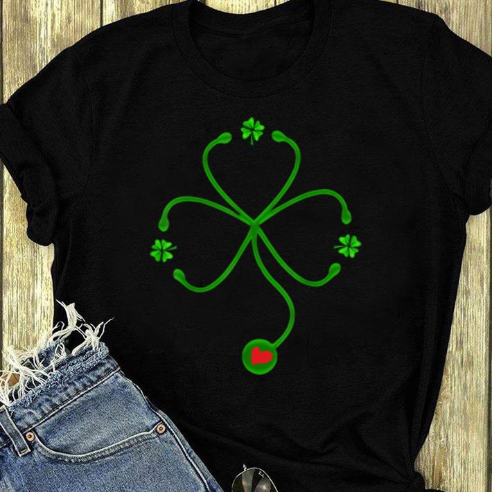 Great Irish Nurse St Patricks Day Stethoscope Heartbeat shirt 4 - Great Irish Nurse St Patricks Day Stethoscope Heartbeat shirt