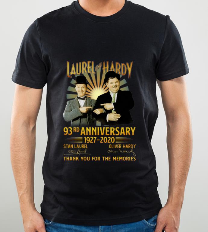 Great Laurel And Hardy 93rd Anniversary Thank You For The Memories shirt 4 - Great Laurel And Hardy 93rd Anniversary Thank You For The Memories shirt