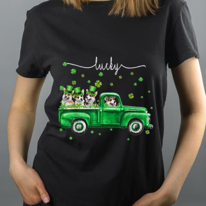 Great Lucky Corgi Dog Shamrock St Patrick s Day Gifts shirt 4 - Great Lucky Corgi Dog Shamrock St Patrick's Day Gifts shirt