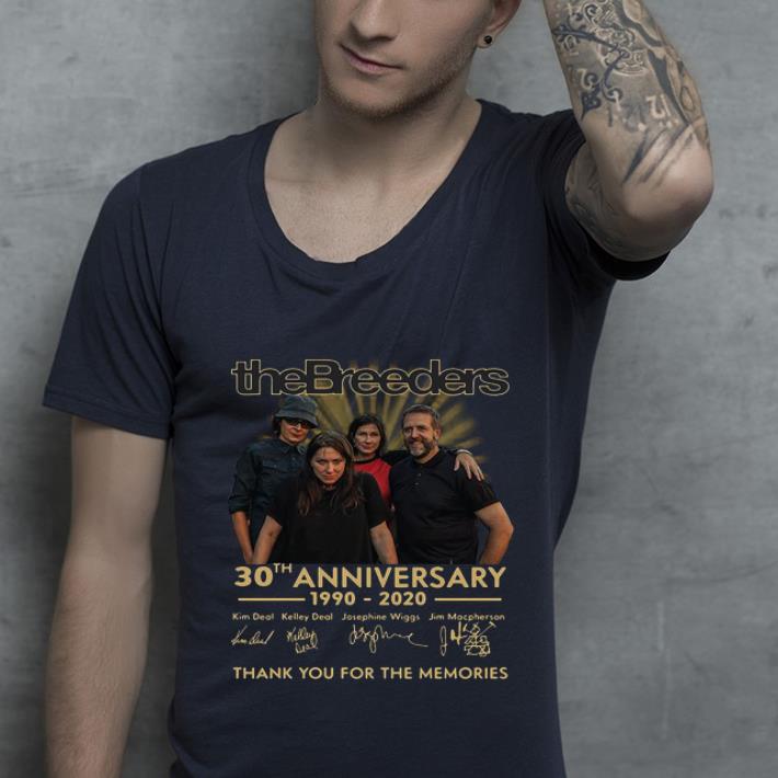 Great The Breeders 30th Anniversary Thank You For The Memories Signatures shirt 4 - Great The Breeders 30th Anniversary Thank You For The Memories Signatures shirt