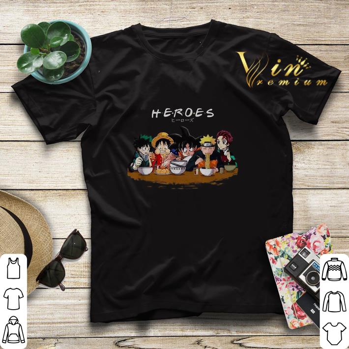 Heroes Izuku Midoriya Luffy Songoku Naruto Tanjiro Friends shirt sweater 4 - Heroes Izuku Midoriya Luffy Songoku Naruto Tanjiro Friends shirt sweater