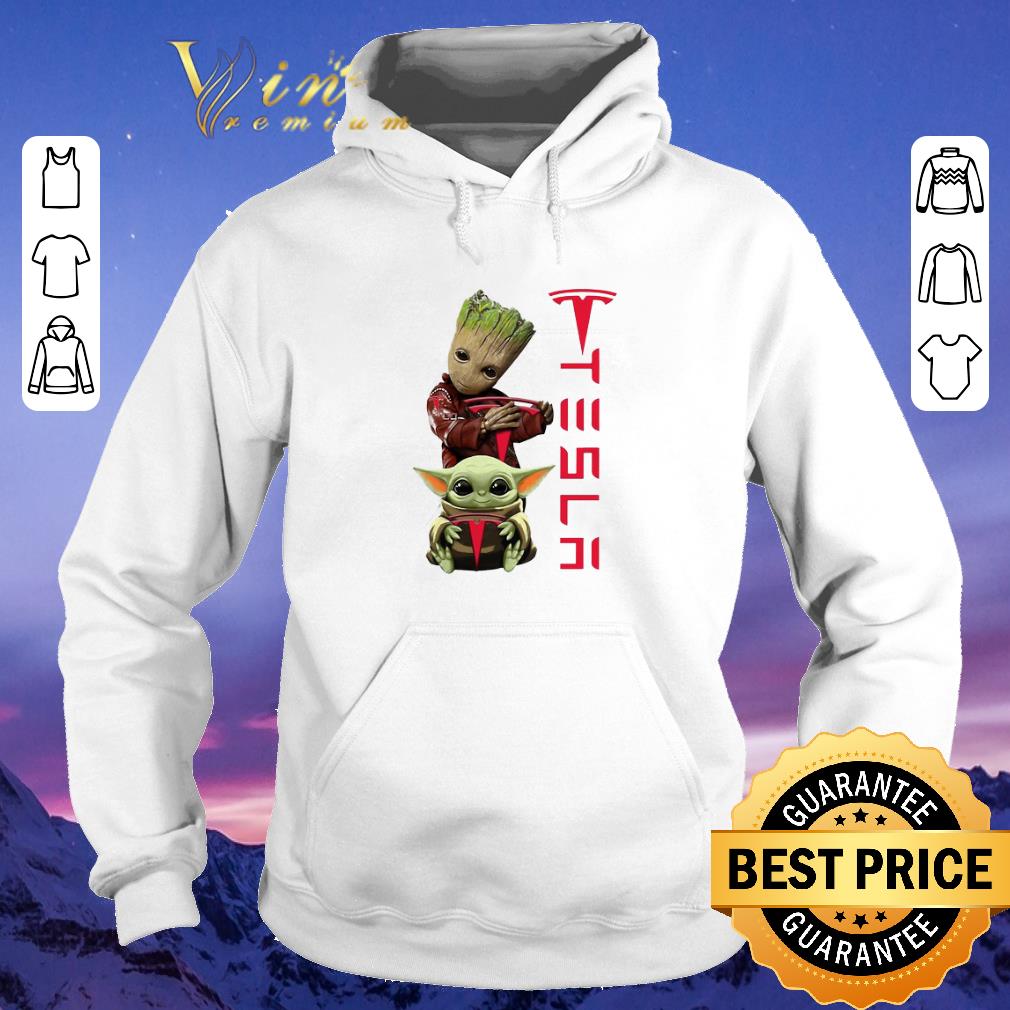 Hot Baby Groot And Baby Yoda Tesla Star Wars shirt sweater 4 - Hot Baby Groot And Baby Yoda Tesla Star Wars shirt sweater