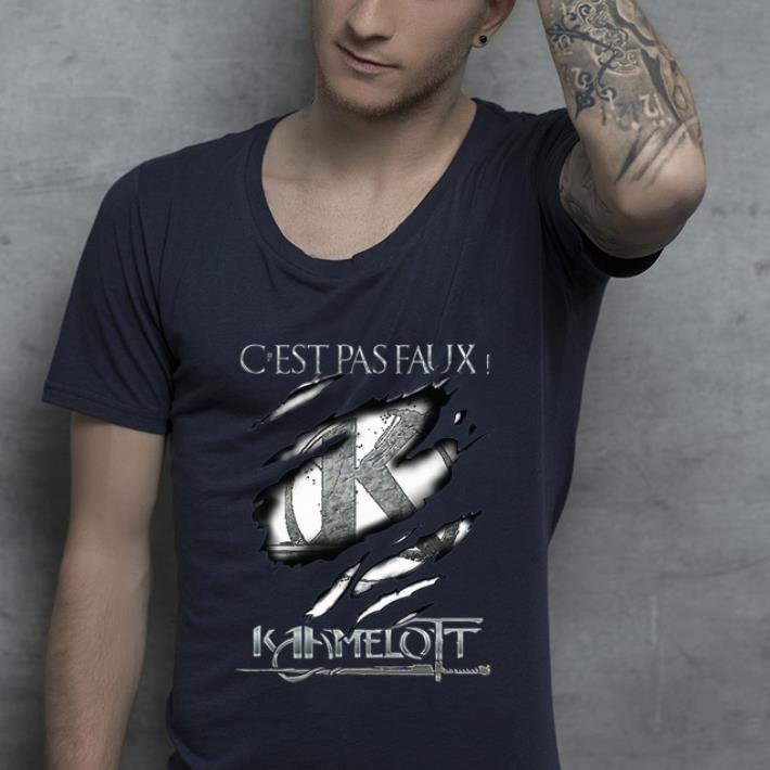 Hot Blood Inside Me C est Pas Faux Kaamelott Logo shirt 4 - Hot Blood Inside Me C'est Pas Faux Kaamelott Logo shirt